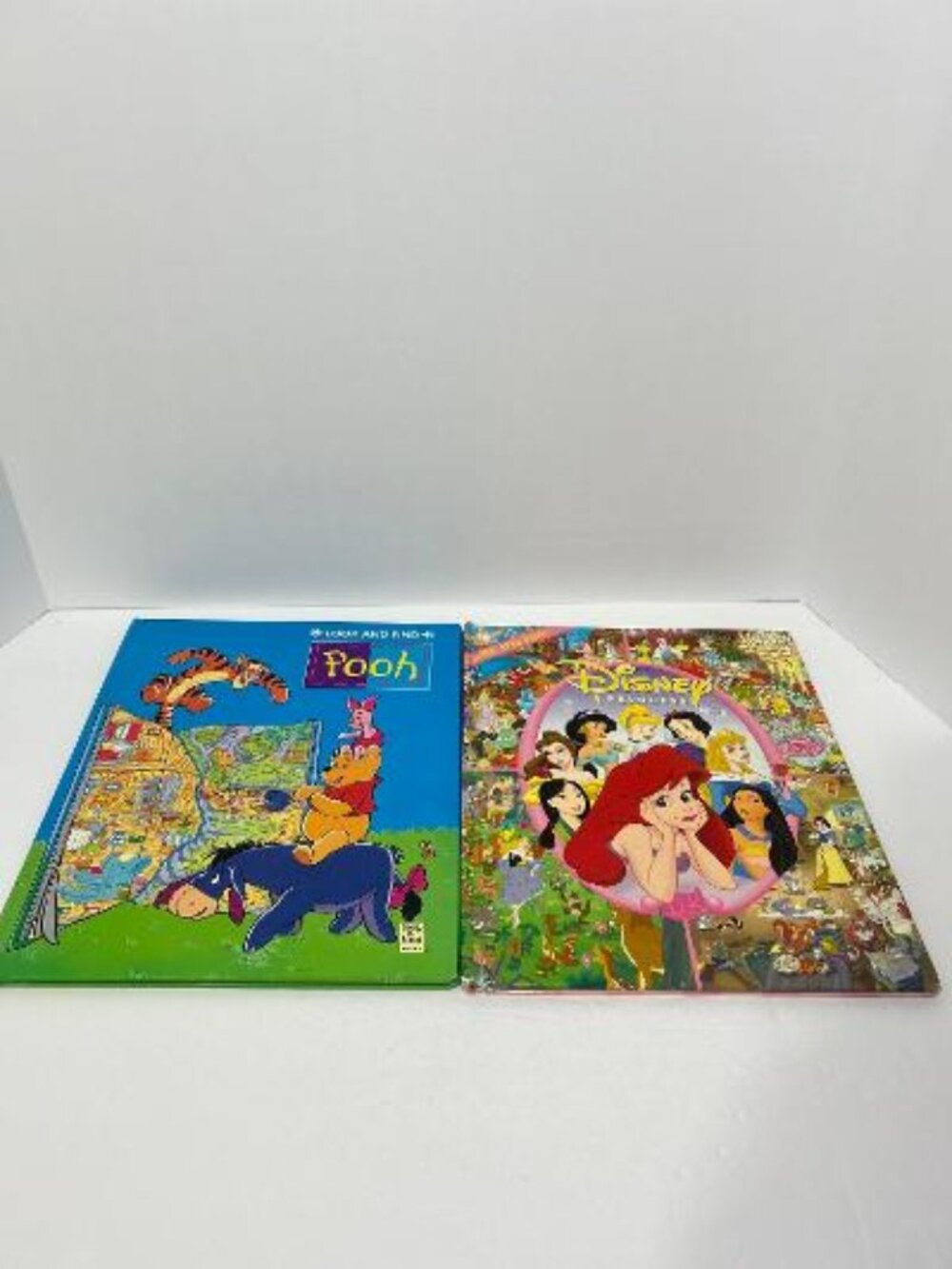 Look and Find Books Disney Princess and Winnie the Pooh Lot of 2